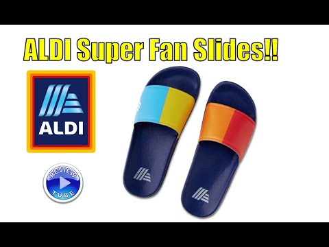Aldi Super Fan Collection Ladies Slides